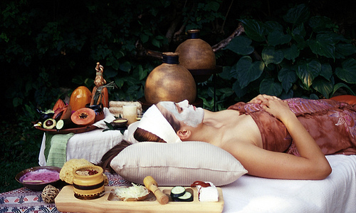 Raw food facial