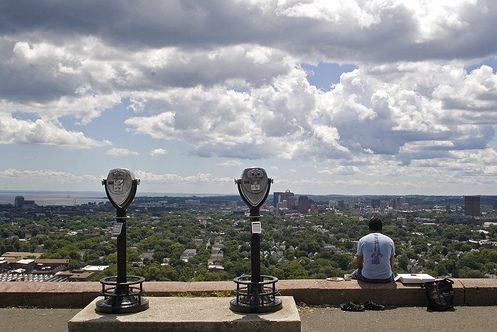 view of new haven from east rock park by citizenswaine