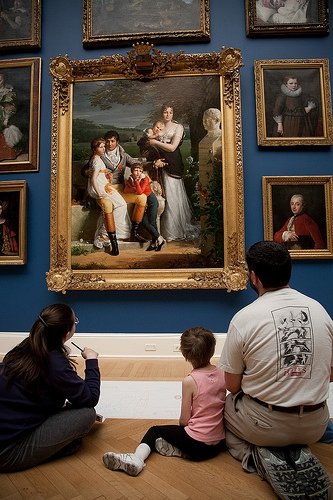 The Big Draw in the Main Gallery at the RISD Museum