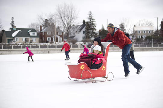 sledding in canada