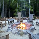 A New England Hideaway in Kennebunkport, Maine Hidden Pond Bonfire 1 e1473788009583