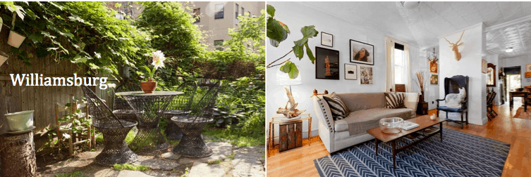 onefinestay listing in Williamsburg