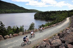 Acadia National Park carriage road biking