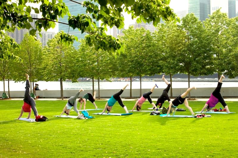 Yoga Four Freedoms Park