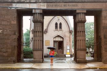 At the Grove Street Cemetery