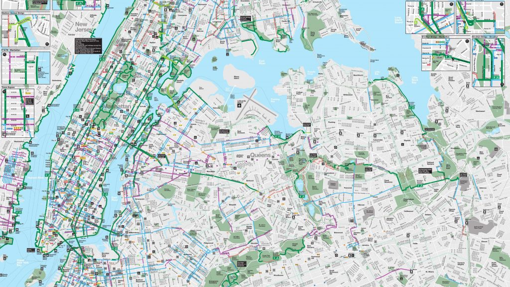 Bike Around Manhattan Map The 8 Best Bike Maps For New York - Offmetro Ny