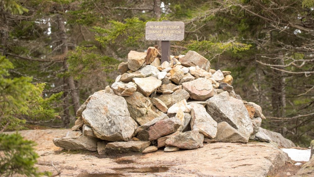 Camden Maine Mt. Megunticook Summit