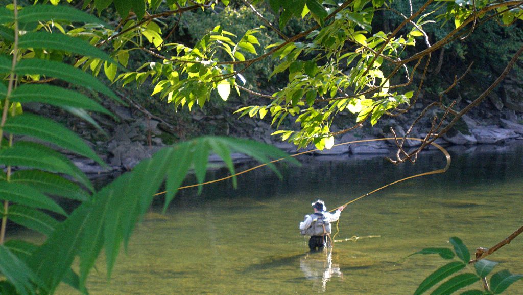 Catskills new york and fly fishing hi-res stock photography and