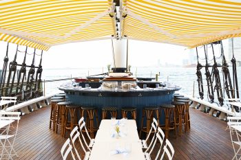 Pilot floating bar and restaurant