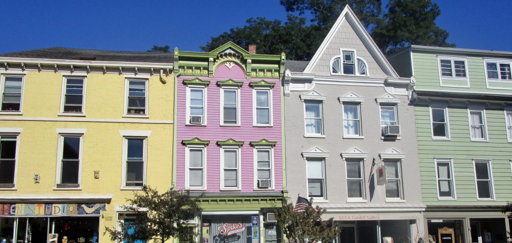 Main Street in Catskill NY by Nancy De Flon