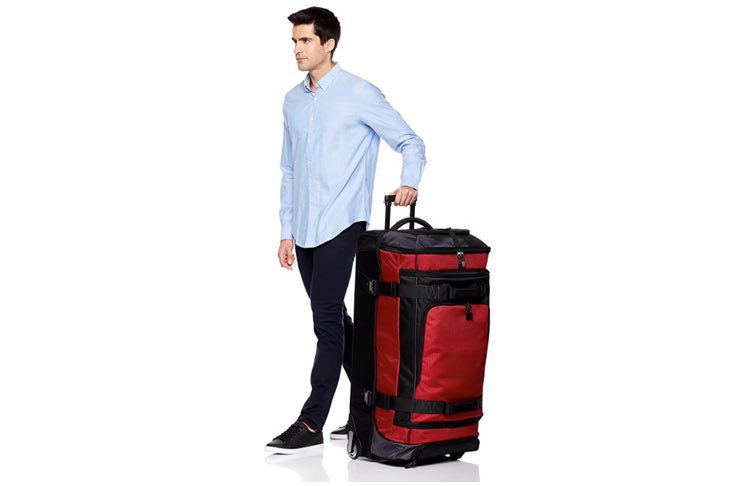 Amazonbasics ripstop wheeled discount duffel