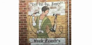 Smithfield BBQ Outside Mural