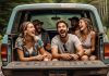5 Rugged Road Trips from Boston Perfect for Your Truck” friends on a road trip near Boston