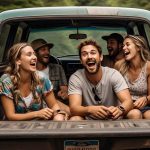 5 Rugged Road Trips from Boston Perfect for Your Truck” friends on a road trip near Boston