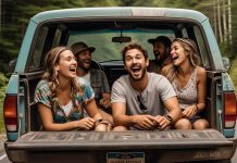5 Rugged Road Trips from Boston Perfect for Your Truck” friends on a road trip near Boston