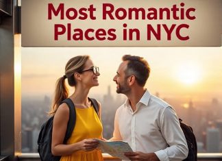 The Most Romantic Places in New York City: Where Every Corner Whispers “I Love You” a couple in new york city