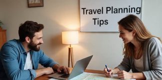 8 Travel Planning Tips for a Stress-Free Vacation a couple planning their travel for a stress-free vacation
