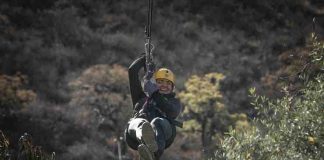 ziplining