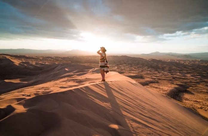 beautiful Sand Dunes in the America beautiful Sand Dunes in the America