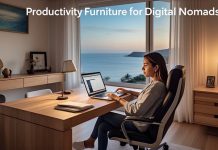 a digital nomad sitting on comfortable chair