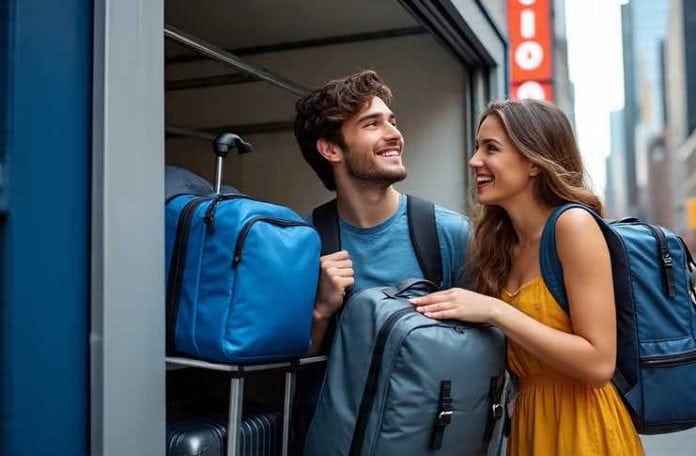 light travel with self storage a young couple light travel with self storage