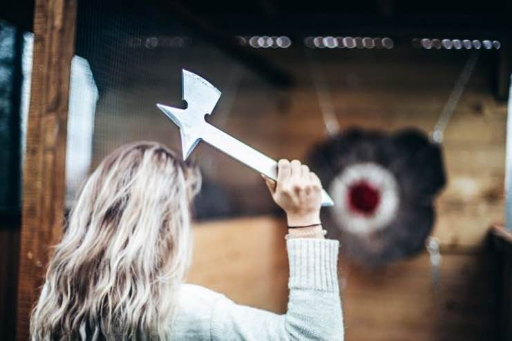 Axe throwing