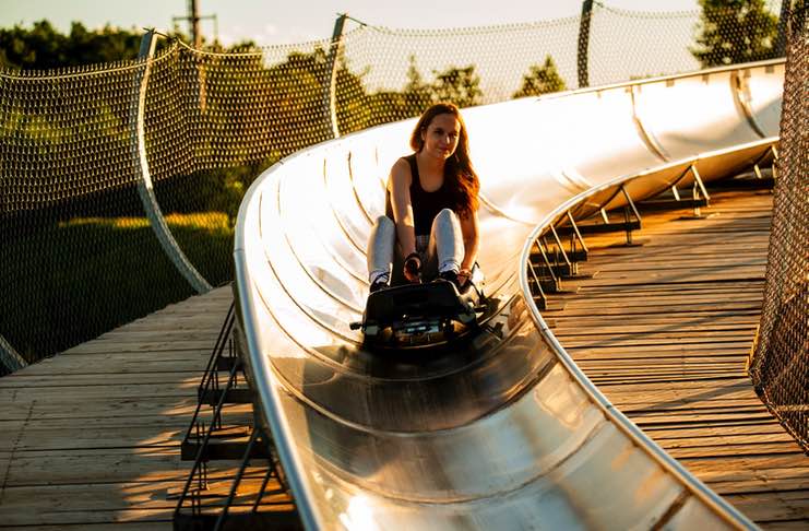 Bobsledding in prague