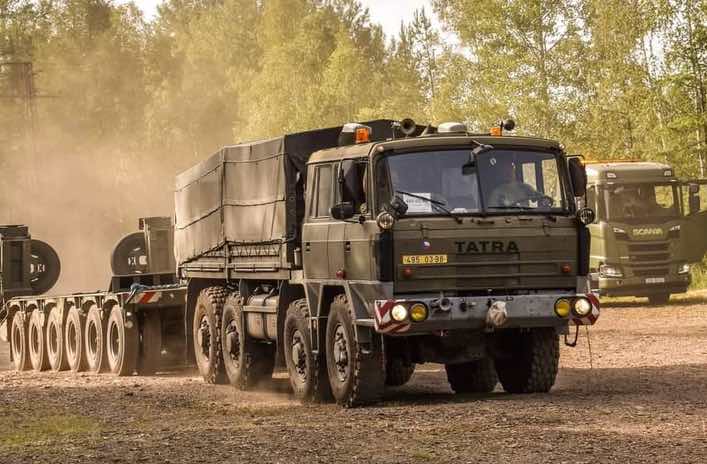 Tatra driving in Prague