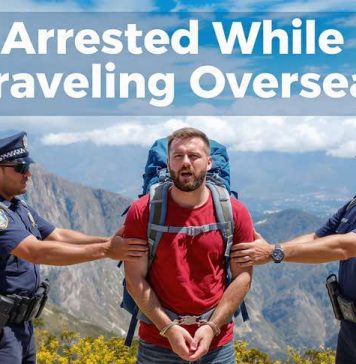 arrested while traveling overseas
