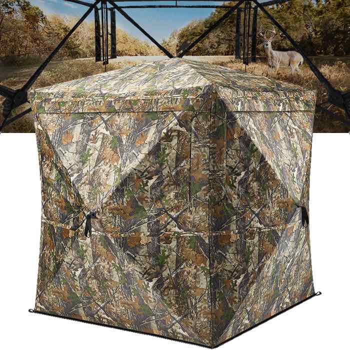 see through hunting blind