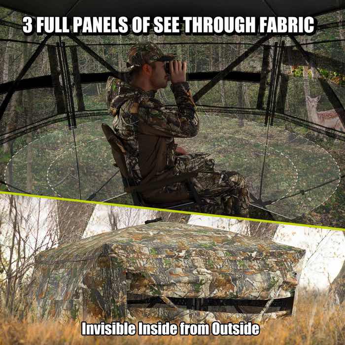 see through ground blinds